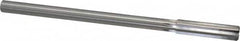 Made in USA - 0.4385" Cobalt 6 Flute Chucking Reamer - Straight Flute, 0.373" Straight Shank, 1-3/4" Flute Length, 7" OAL - Americas Industrial Supply