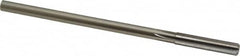 Made in USA - 0.3105" Cobalt 6 Flute Chucking Reamer - Straight Flute, 0.2792" Straight Shank, 1-1/2" Flute Length, 6" OAL - Americas Industrial Supply