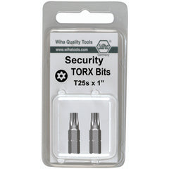 Security Torx Insert Bit On 5/16″ Hex Drive T55s × 35mm (2 Bit Pack) - Americas Industrial Supply