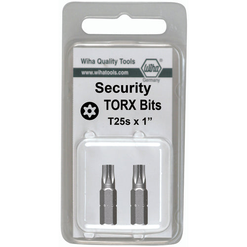 Security Torx Insert Bit On 5/16″ Hex Drive T40s × 35mm (2 Bit Pack) - Americas Industrial Supply