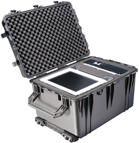 Pelican Products, Inc. - 23" Wide x 23" Deep x 19-31/64" High, Clamshell Hard Case - Black, Plastic - Americas Industrial Supply