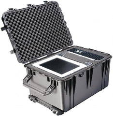 Pelican Products, Inc. - 23" Wide x 23" Deep x 19-31/64" High, Clamshell Hard Case - Black, Plastic - Americas Industrial Supply