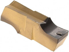 Iscar - 396020GIPI Grade IC8250, 3.96mm Cutting Width Carbide Grooving Insert - Neutral, 0.2mm Corner Radius, TiCN/Al2O3/TiN Finish - Americas Industrial Supply