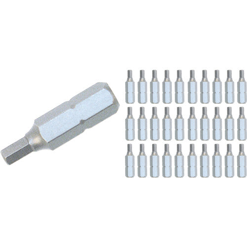 Hex Contractor Grade Insert Bit 5.0mm × 25mm (30 Piece Bulk Pack) - Americas Industrial Supply