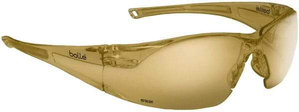 bolle SAFETY - Twilight Lenses, Framed Safety Glasses - Anti-Fog, Scratch Resistant, Twilight Polycarbonate Frame, Wrap Around - Americas Industrial Supply