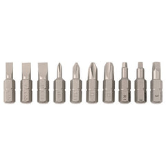 10PC SLOT/PHIL/TORX BIT SET - Americas Industrial Supply