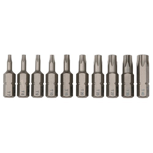 10PC TORX INSERT BIT SET - Americas Industrial Supply