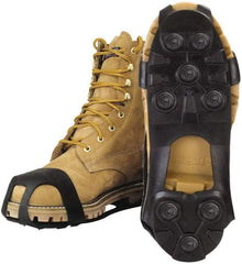 Winter Walking - Size 2XL, (Women's Size XL) Overshoe Cleat - Grit Traction, Gray - Americas Industrial Supply