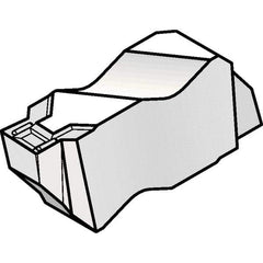 Kennametal - 2C215NGC K Grade KCU25, 2.24mm Cutting Width Carbide Grooving Insert - 1.5mm Max Depth of Cut, Left Hand, 0.08mm Corner Radius, AlTiN Finish - Americas Industrial Supply