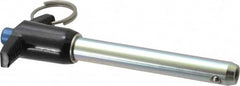 Gibraltar - 1/2" Diam, 3" Usable Length, T Handle, Quick Release Pin - Grade 4130 Steel, Zinc-Plated Finish - Americas Industrial Supply