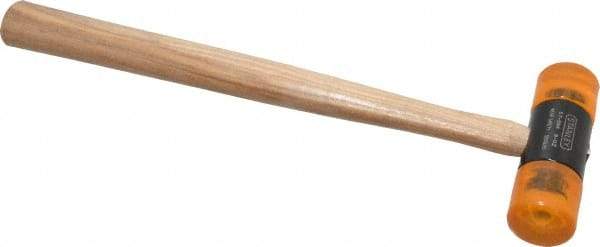 Stanley - 8 oz Head 1-3/8" Face Diam Plastic Dead Blow Hammer - 12" OAL, Hickory Handle - Americas Industrial Supply