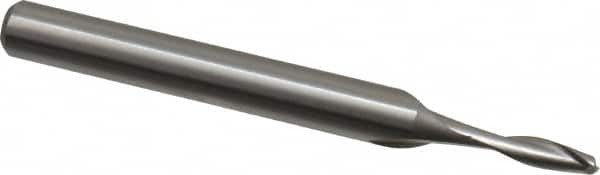Onsrud - 1/8" Cutting Diam x 3/8" Length of Cut, 2 Flute, Upcut Spiral Router Bit - Uncoated, Right Hand Cut, High Speed Steel, 2-5/8" OAL x 1/4" Shank Diam, Double Edge, 19 to 32° Helix Angle - Americas Industrial Supply