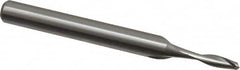 Onsrud - 1/8" Cutting Diam x 3/8" Length of Cut, 2 Flute, Upcut Spiral Router Bit - Uncoated, Right Hand Cut, High Speed Steel, 2-5/8" OAL x 1/4" Shank Diam, Double Edge, 19 to 32° Helix Angle - Americas Industrial Supply