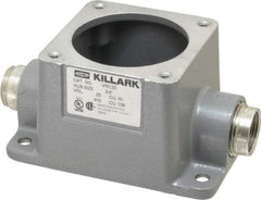 Hubbell Killark - 30 Amp, 3/4 Inch Hub Size, Metallic Pin and Sleeve Back Box - 250 VDC, 600 VAC - Americas Industrial Supply