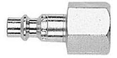 CEJN - 1/2 Female BSPP European High Flow Pneumatic Hose High Flow Connector - Steel Zinc-Plated, 3/8" Body Diam - Americas Industrial Supply