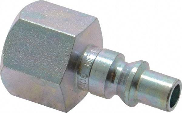 CEJN - 3/8 Female NPT ARO Pneumatic Hose High Flow Connector - Steel Zinc-Plated, 1/4" Body Diam - Americas Industrial Supply