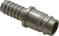 CEJN - Hose Barb European High Flow Pneumatic Hose High Flow Connector - Steel Zinc-Plated, 3/8" Body Diam, 3/8" Hose ID - Americas Industrial Supply