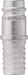 CEJN - Hose Barb European High Flow Pneumatic Hose High Flow Connector - Steel Zinc-Plated, 3/8" Body Diam, 1/2" Hose ID - Americas Industrial Supply