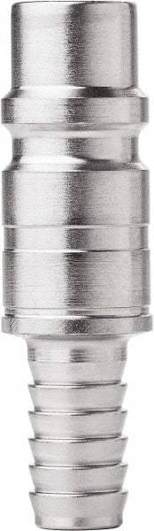 CEJN - Hose Barb Industrial Pneumatic Hose High Flow Connector - Steel Zinc-Plated, 1/2" Body Diam, 3/8" Hose ID - Americas Industrial Supply