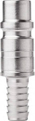 CEJN - Hose Barb Industrial Pneumatic Hose High Flow Connector - Steel Zinc-Plated, 1/2" Body Diam, 3/8" Hose ID - Americas Industrial Supply