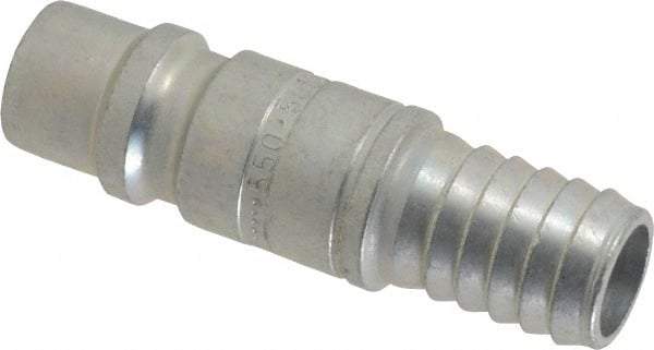 CEJN - Hose Barb Industrial Pneumatic Hose High Flow Connector - Steel Zinc-Plated, 1/2" Body Diam, 1/2" Hose ID - Americas Industrial Supply