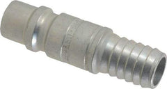 CEJN - Hose Barb Industrial Pneumatic Hose High Flow Connector - Steel Zinc-Plated, 1/2" Body Diam, 1/2" Hose ID - Americas Industrial Supply