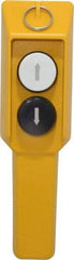 ACI - 2 Operator, Booted Head Pendant Control Station - Momentary Switch, NO/NC Contact - Americas Industrial Supply