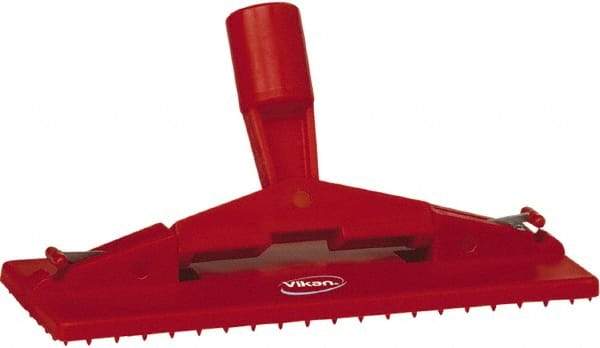 Vikan - 9" Long x 3-3/4" Wide Scouring Pad Holder - Red - Americas Industrial Supply