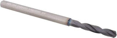 Sumitomo - 4.2mm 135° Solid Carbide Screw Machine Drill Bit - TiAlCr/TiSi Finish, 25mm Flute Length, 80mm OAL, Through Coolant - Americas Industrial Supply