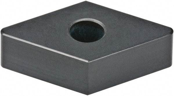 Kennametal - DNMA332 S0820 Grade KB1340 PCBN Turning Insert - Uncoated, 55° Diamond, 3/8" Inscr Circle, 3/16" Thick, 1/32" Corner Radius - Americas Industrial Supply