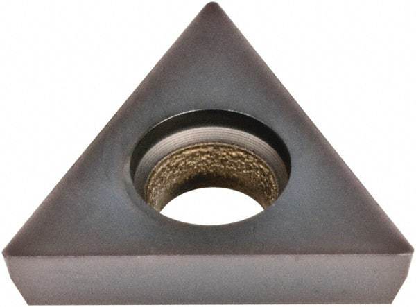 Kennametal - TPGW215 MT Grade KB1630 PCBN Turning Insert - Uncoated, 60° Triangle, 1/4" Inscr Circle, 3/32" Thick, 1/64" Corner Radius - Americas Industrial Supply