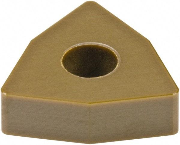 Kennametal - WNGA432 T0420 Grade KYS30 Ceramic Turning Insert - Uncoated, 80° Trigon, 1/2" Inscr Circle, 3/16" Thick, 1/32" Corner Radius - Americas Industrial Supply