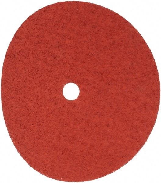 3M - 9-1/8" Diam 7/8" Hole 36+ Grit Fiber Disc - Very Coarse Grade, Ceramic, 6,600 Max RPM, Series 987C - Americas Industrial Supply