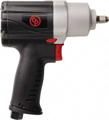 Chicago Pneumatic - 3/8" Drive, 9,400 RPM, 415 Ft/Lb Torque Impact Wrench - Pistol Grip Handle, 1,700 IPM, 20 CFM, 90 psi, 1/4" NPT Inlet - Americas Industrial Supply