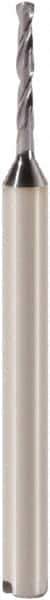 Seco - 1.5mm 140° Solid Carbide Jobber Drill - Futura Nano Finish, Right Hand Cut, Spiral Flute, Straight Shank, 38mm OAL - Americas Industrial Supply