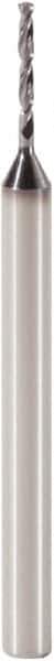 Seco - 1.6mm 140° Solid Carbide Jobber Drill - Futura Nano Finish, Right Hand Cut, Spiral Flute, Straight Shank, 38mm OAL - Americas Industrial Supply