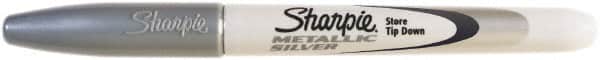 Sharpie - Metallic Silver Permanent Marker - Fine Tip - Americas Industrial Supply