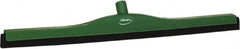 Vikan - 28" Foam Rubber Blade Bench Squeegee - Double Edge, Green, Plastic Holder - Americas Industrial Supply