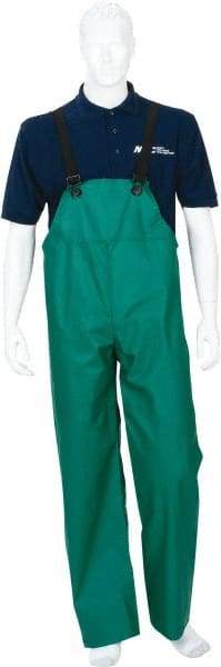 MCR Safety - Size 3XL, Green, Rain, Limited Flammability Overall - Snap Ankle, Take Up Snaps Wrist - Americas Industrial Supply