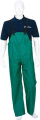 MCR Safety - Size 3XL, Green, Rain, Limited Flammability Overall - Snap Ankle, Take Up Snaps Wrist - Americas Industrial Supply