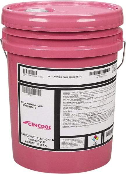 Cimcool - 5 Gal Pail Cutting & Grinding Fluid - Semisynthetic - Americas Industrial Supply