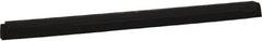 Vikan - 28" Foam Rubber Blade Squeegee Refill - Double Edge, Black, Plastic Holder - Americas Industrial Supply