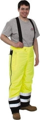 OccuNomix - Size 2XL, Black & Yellow, Rain Pants - 3 Pockets - Americas Industrial Supply