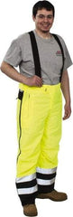 OccuNomix - Size M, Black & Yellow, Rain Pants - 3 Pockets - Americas Industrial Supply