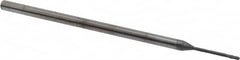 Niagara Cutter - 3/64" Diam, 9/64" LOC, 4 Flute Solid Carbide Ball End Mill - Diamond Finish, Single End, 3" OAL, 1/8" Shank Diam, Spiral Flute - Americas Industrial Supply