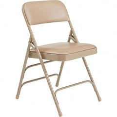 National Public Seating - Folding Chairs Pad Type: Folding Chair w/Vinyl Padded Seat Material: Vinyl; Steel - Americas Industrial Supply