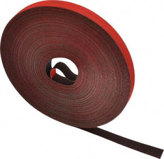 VELCRO Brand - 1/2" Wide x 25 Yd Long Self Fastening Tie/Strap Hook & Loop Roll - Continuous Roll, Red, Printable Surface - Americas Industrial Supply