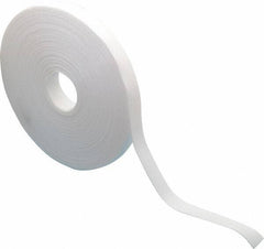 VELCRO Brand - 5/8" Wide x 25 Yd Long Self Fastening Tie/Strap Hook & Loop Roll - Continuous Roll, White, Printable Surface - Americas Industrial Supply