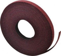 VELCRO Brand - 3/4" Wide x 25 Yd Long Self Fastening Tie/Strap Hook & Loop Roll - Continuous Roll, Cranberry, Fire Retardant, Printable Surface - Americas Industrial Supply