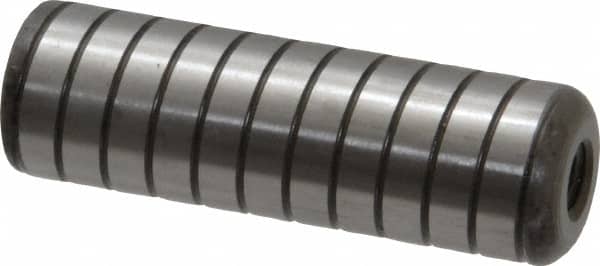 Holo-Krome - 5/8" Diam x 2" Pin Length 4000 Alloy Steel Pull Out Dowel Pin - Black Luster Finish, C 47-58 & C 60 (Surface) Hardness, 1 Beveled & 1 Threaded End - Americas Industrial Supply